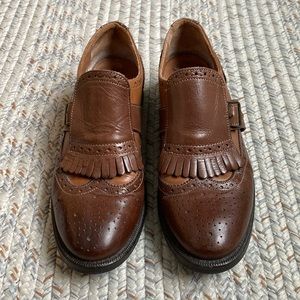 Oxfords leather women shoes